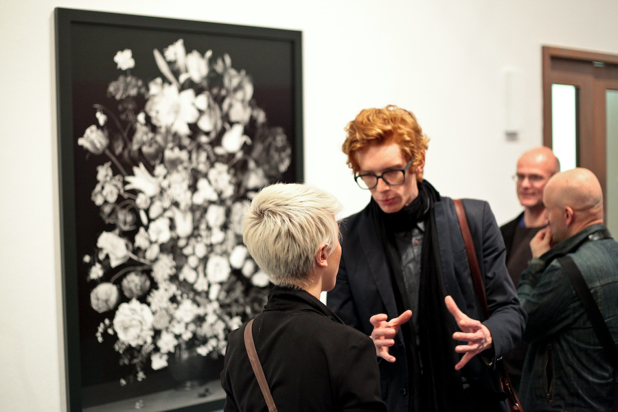 MA Curating the Contemporary, Alumnus Niekolaas J. Lekkerker and Nora Belovai at Gillian Wearing preview, Whitechapel Gallery