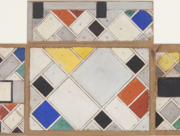 5Feb-BrionyFer-Theo-Van-Doesburg-Colour-Design-for-ceiling-and-three-walls-1926-1927