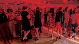 Image of late night visitors at Whitechapel Gallery First Thursdays