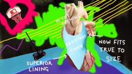 Heather Phillipson_nylon tricot hi-cut  one-piece_whitchapel image-low