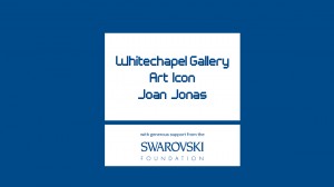 Whitechapel Gallery Art Icon 2016: Joan Jonas