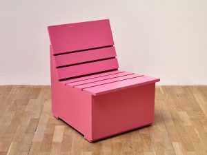 Mary Heilmann Chair, Pink - Whitechapel Gallery Limited Editions