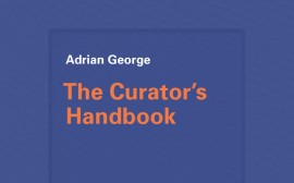 A blue book cover with white and orange font.