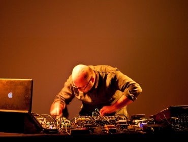 Hassan Khan Live at Portikus, Frankfurt, 2015, Photo by Helena Schlichti…