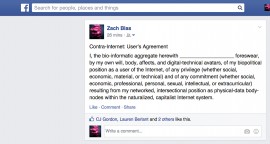 Zach Blas, Facebook, 2015, courtesy the artist