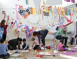 Families at the Whitechapel Gallery Family Day