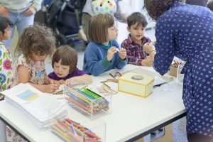 A picture of children at the Whitechapel Gallery Family Day