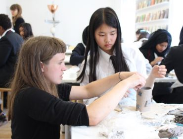 Clay Collective and Georges Green Secondary School Whitechapel Gallery Masterclass