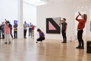 Image of performance in Whitechapel Gallery