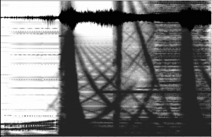 Spectogram Waveform, Aki, The Sound of Memory, Whitechapel Gallery