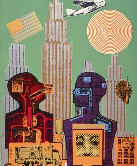 A detail from Eduardo Paolozzi, Wittgenstein in New York