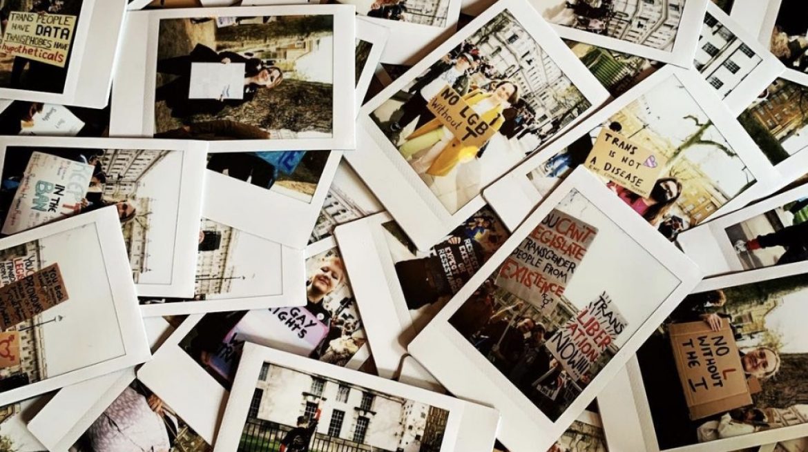 Museum_of_Transology_polaroids_of_protesters_with_placards_at_ban_trans_conversion_therapy_protest copy