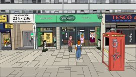 Janette Parris, Catching Up (animation still), (2020) 2020 Courtesy the artist