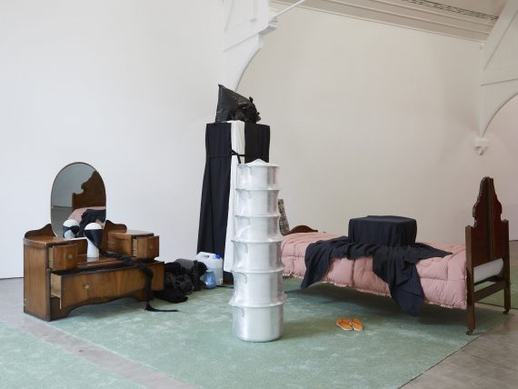 Osman Yousefzada Installation view of An Immigrants Room of Her Own, 2018