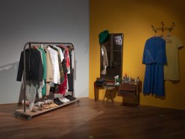 8. Zineb Sedira Installation view from Dreams Have No Titles at the Hamburger Bahnhof – Nationalgalerie der Gegenwart, Berlin 2023 © Mathieu Carmona © DACS, London