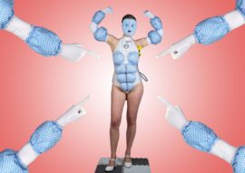 22. ‘The New Me (advert)_ Stylish and efficient cleaning outfit’ video still. Rosie Gibbens. Photo Jon Baker