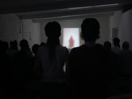 The Purpose was to Document the Other Side, screening view Zerui, London, Photo_ Laisul Hoque