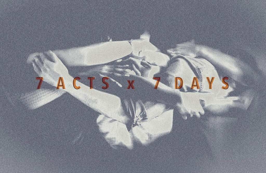 Love + Care: 7 Acts x 7 days. María Abad, Alice De Crais, Ìlke Şahin, Serena Bobowski, Zoe Portela, Gesiye Souza-Okpofabri