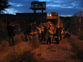 walkwalkwalk, nightwalk midsummer, 2006, photo Barnaby Hewlett